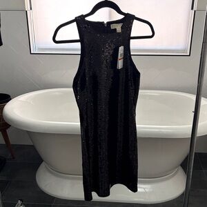 Michael Michael Kors Black Sequin Dress NWT